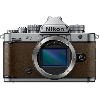 美品 NIKON ニコン EM フィルムカメラ モルト新品交換済 M188 Nikon Z - Zf Mirrorless Camera (Silver & Cognac Brown) (Body